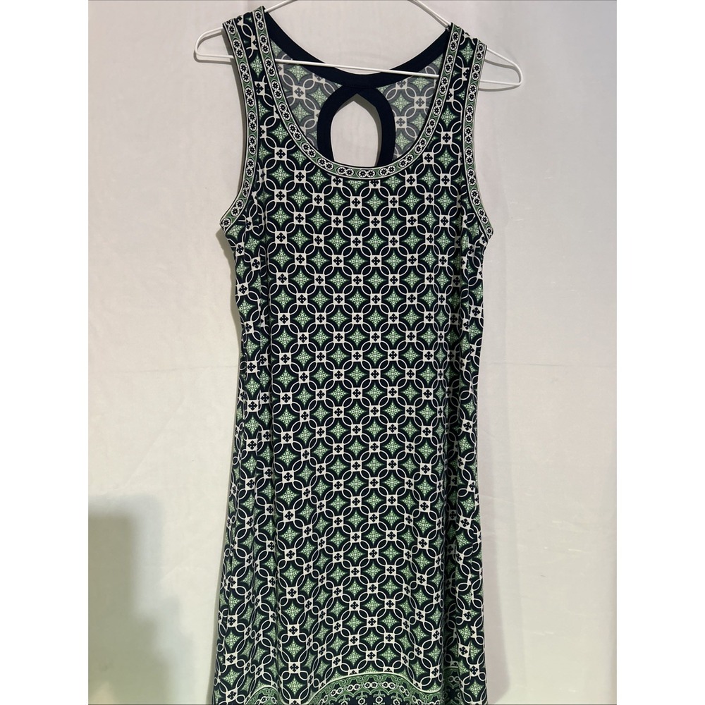 Max Studio Women's Sleeveless Shift Dress Geometric Print Size Small